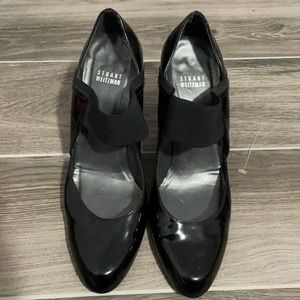 Stuart Weitzman sleek black pumps